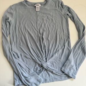 Athleta girl light blue top